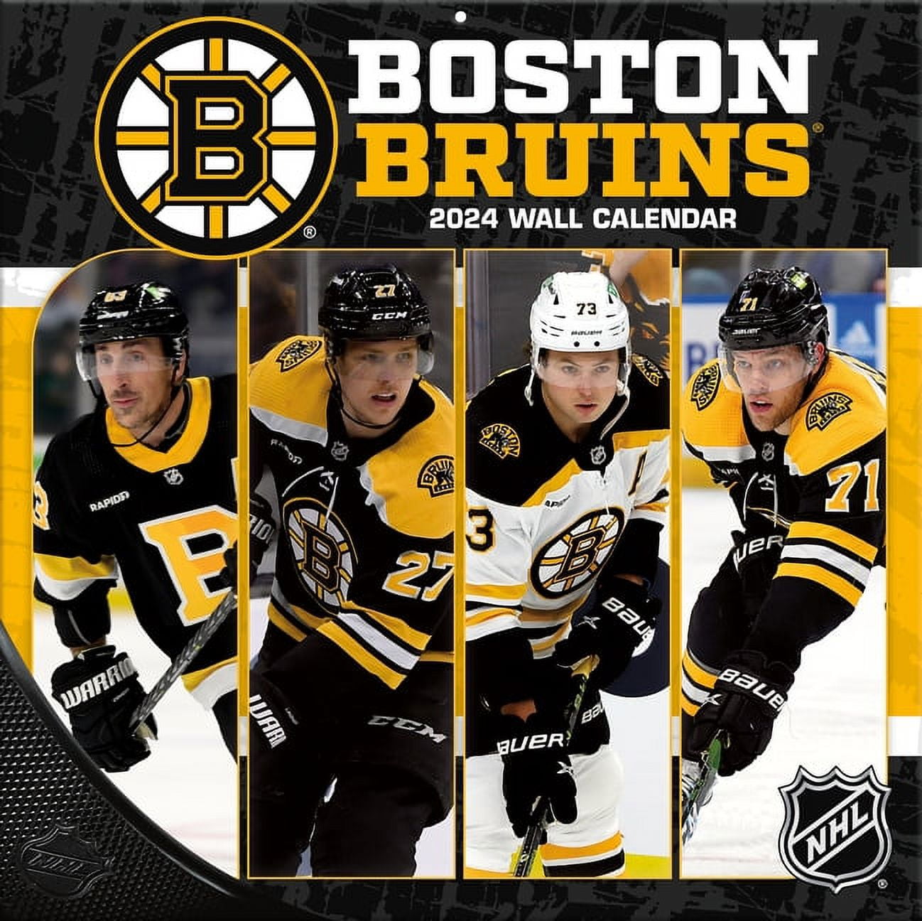 Boston Bruins 2024 12x12 Team Wall Calendar (Other)
