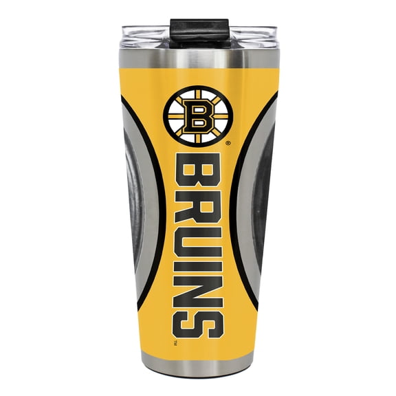 Boston Bruins 32oz Big Slim Game Puck Travel Tumbler