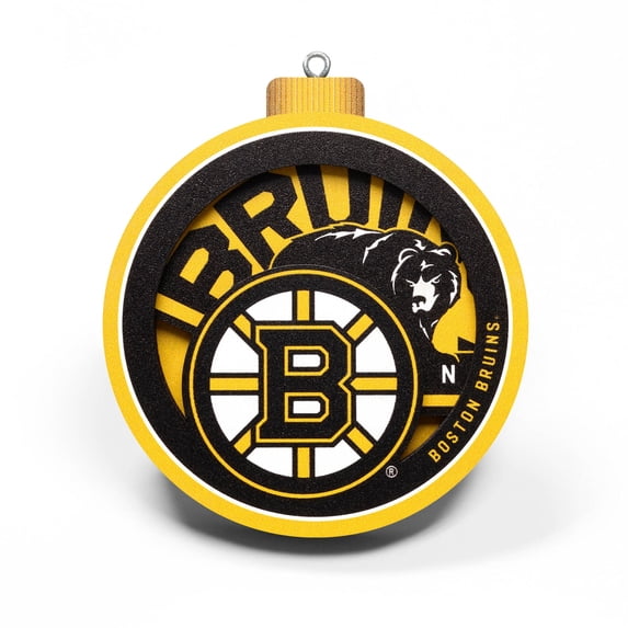 IDNA Boston Bruins 3D Logo Series Ornament