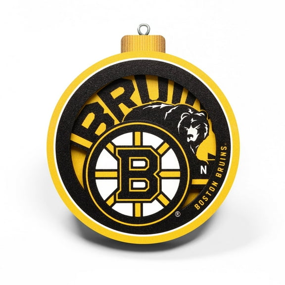 IDNA Boston Bruins 3D Logo Series Ornament