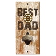 thumbnail image 1 of Boston Bruins 5'' x 12'' Best Dad Bottle Opener, 1 of 1