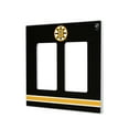 thumbnail image 1 of Boston Bruins Double Rocker Lightswitch Plate, 1 of 4