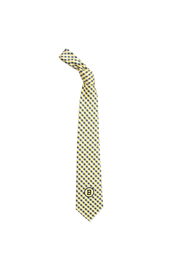Boston Bruins Gingham Tie