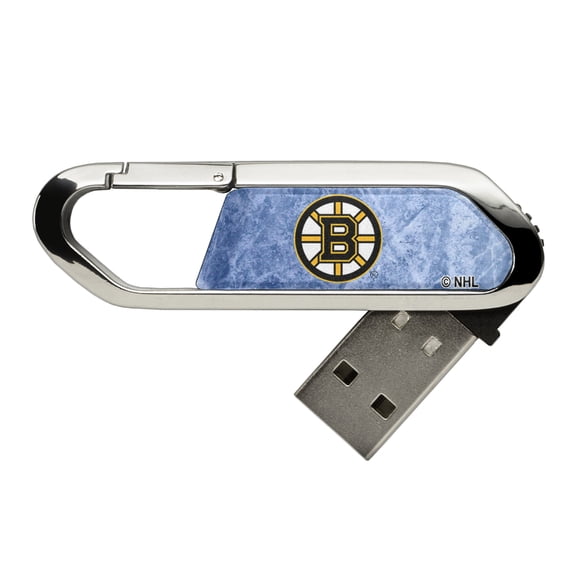 Boston Bruins Ice Flood Clip USB Flash Drive