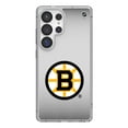 thumbnail image 1 of Boston Bruins Linen Logo Galaxy Clear Case, 1 of 6