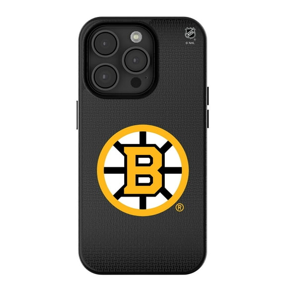 Boston Bruins Linen Logo iPhone Magnetic Bump Case