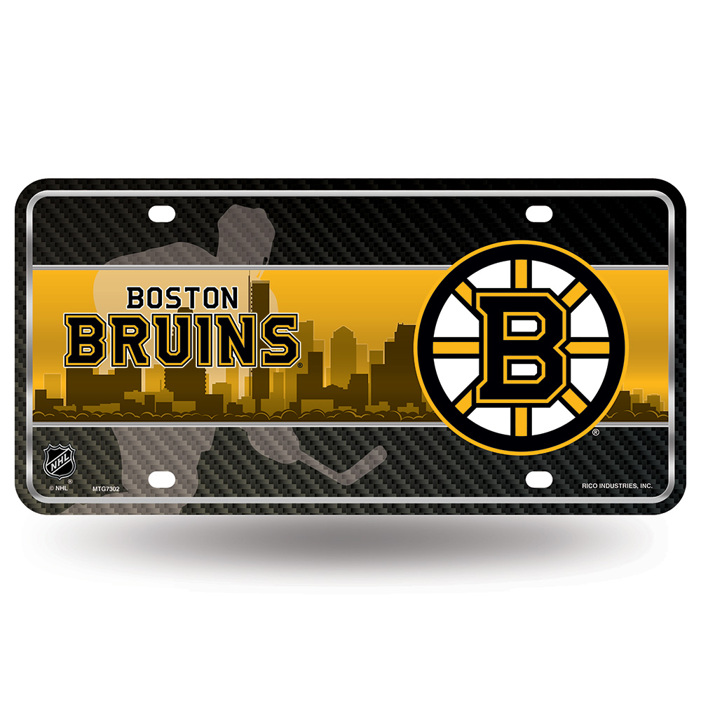 Boston Bruins NHL Metal Tag License Plate