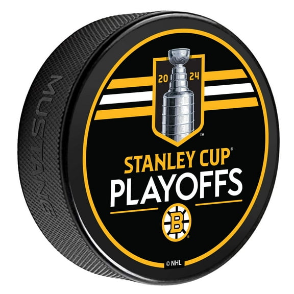 Boston Bruins Puck | 2024 Stanley Cup Playoffs | Sports Decor