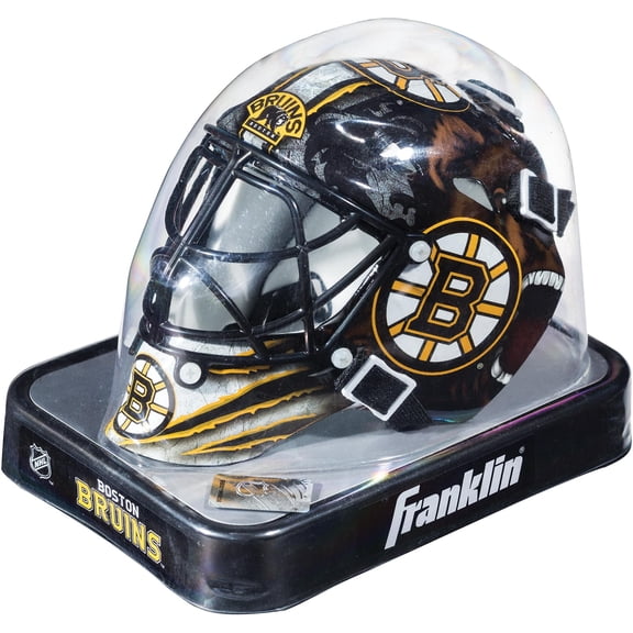 Boston Bruins Unsigned Franklin Sports Replica Mini Goalie Mask