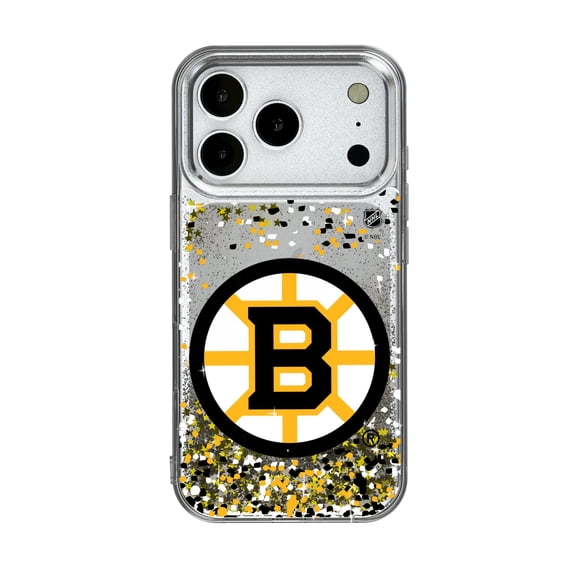 Boston Bruins iPhone Confetti Glitter Case