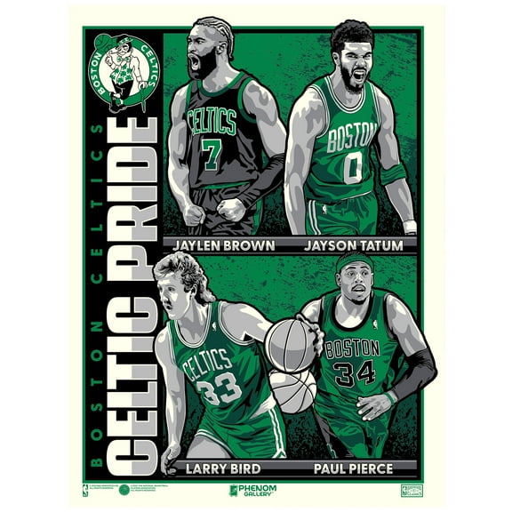 Boston Celtics Celtic Pride 18'' x 24'' Serigraph Limited Edition Art Print