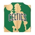 thumbnail image 1 of Boston Celtics Fade Dart Board Cabinet Set with 6 Steel Tip Darts, 1 of 6
