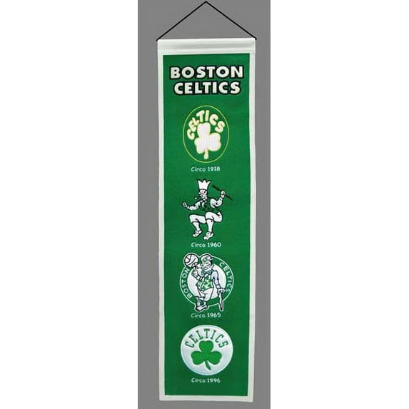 Celtics 8"x32" Wool Banner Heritage
