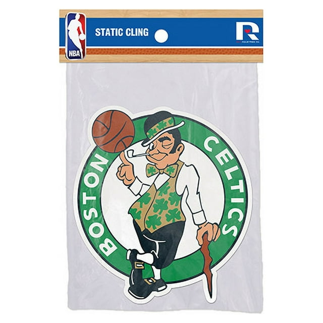 Boston Celtics Official NBA 5 inch  Car Window Cling Decal by Rico