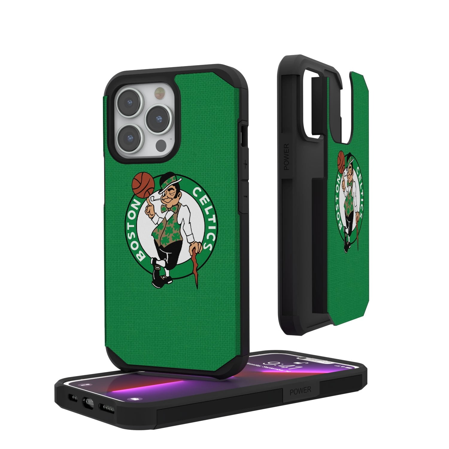 Boston Celtics Solid Design iPhone Rugged Case