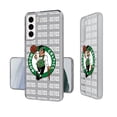 thumbnail image 1 of Boston Celtics Text Backdrop Design Galaxy Clear Case, 1 of 1