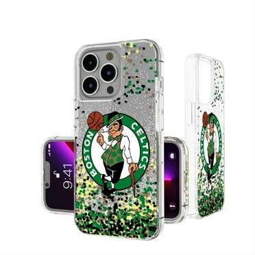 Boston Celtics iPhone Glitter Case with Confetti Design
