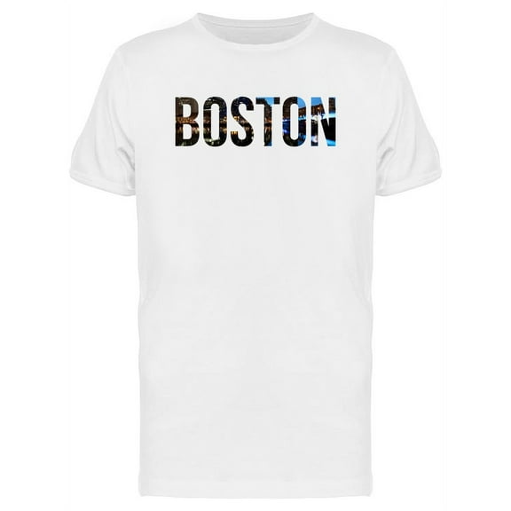 Boston City, Cool Quote T-Shirt Men -Image by Shutterstock, Male 3X-Large