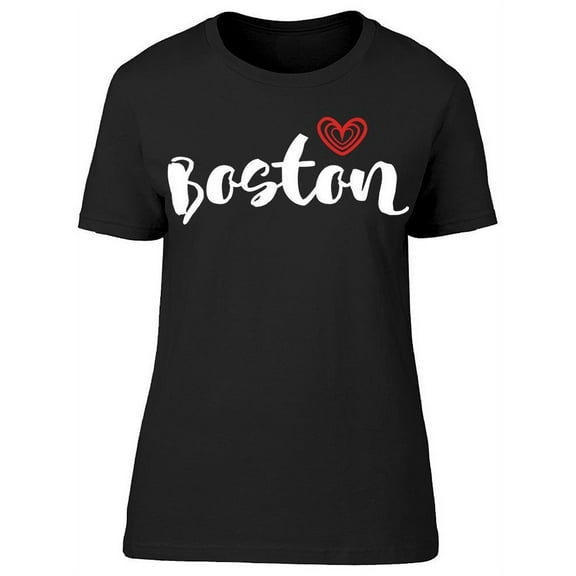 Boston City Heart T-Shirt Women -Image by Shutterstock, Female Small