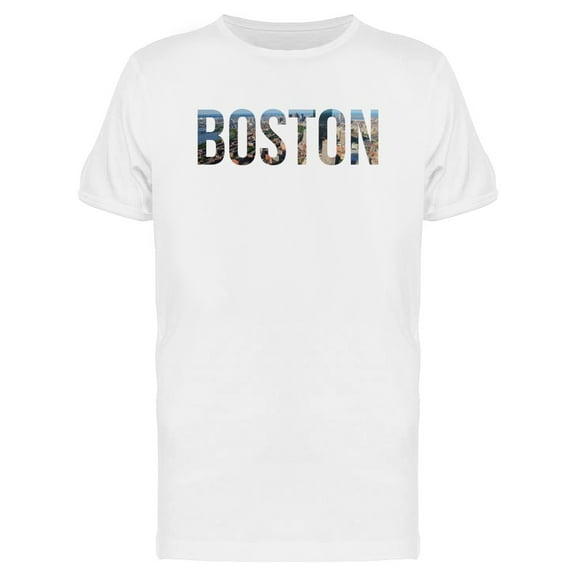 Boston City Lovers, Cool Quote T-Shirt Men -Image by Shutterstock, Male x-Large