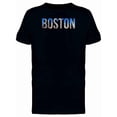 thumbnail image 1 of Boston City Name With Photo T-Shirt Men -Image by Shutterstock, Male Small, 1 of 2