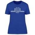 thumbnail image 1 of Boston City White Line T-Shirt Women -Image by Shutterstock, Female 3X-Large, 1 of 2