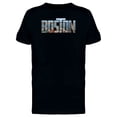 thumbnail image 1 of Boston City Word With Photo Tee Men's -Image by Shutterstock, 1 of 2