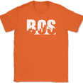 thumbnail image 1 of Boston Cityscape T-Shirt Massachusetts MA City State Home Local Text Gift Tee - Orange, 2XL, 1 of 1
