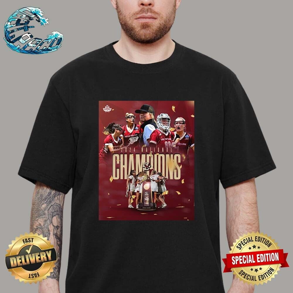Boston College Eagles Women’S Lacrosse 2024 National Champions TShirt