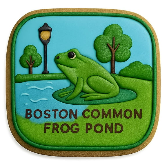 Boston Common Frog Pond Cookie Cutter - 4x4" Fun Baking Design