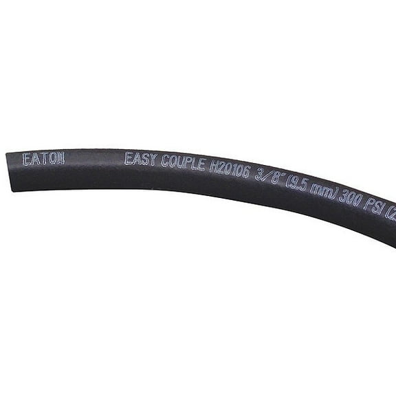 Boston Easy Couple Hose,1/2" I.D.,250 ft L,Blck H20108BK-250R