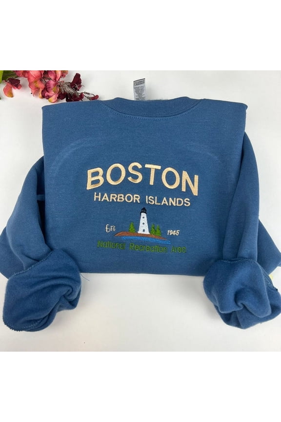 Boston Embroidered Sweatshirt