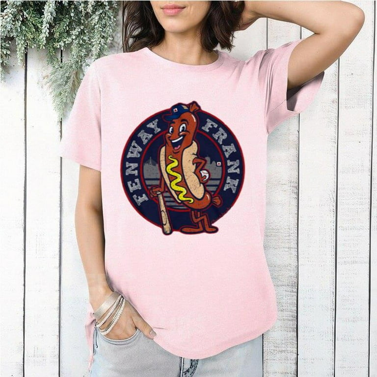 Boston Fenway Frank Hot Dog Stadium Food Classic City Graphic T