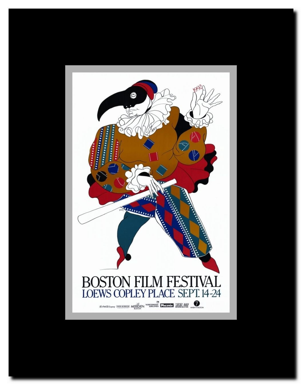 Boston Film Festival Framed Movie Poster