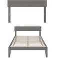 thumbnail image 1 of Boston Full Bed, Headboard, Grey, 1 of 3