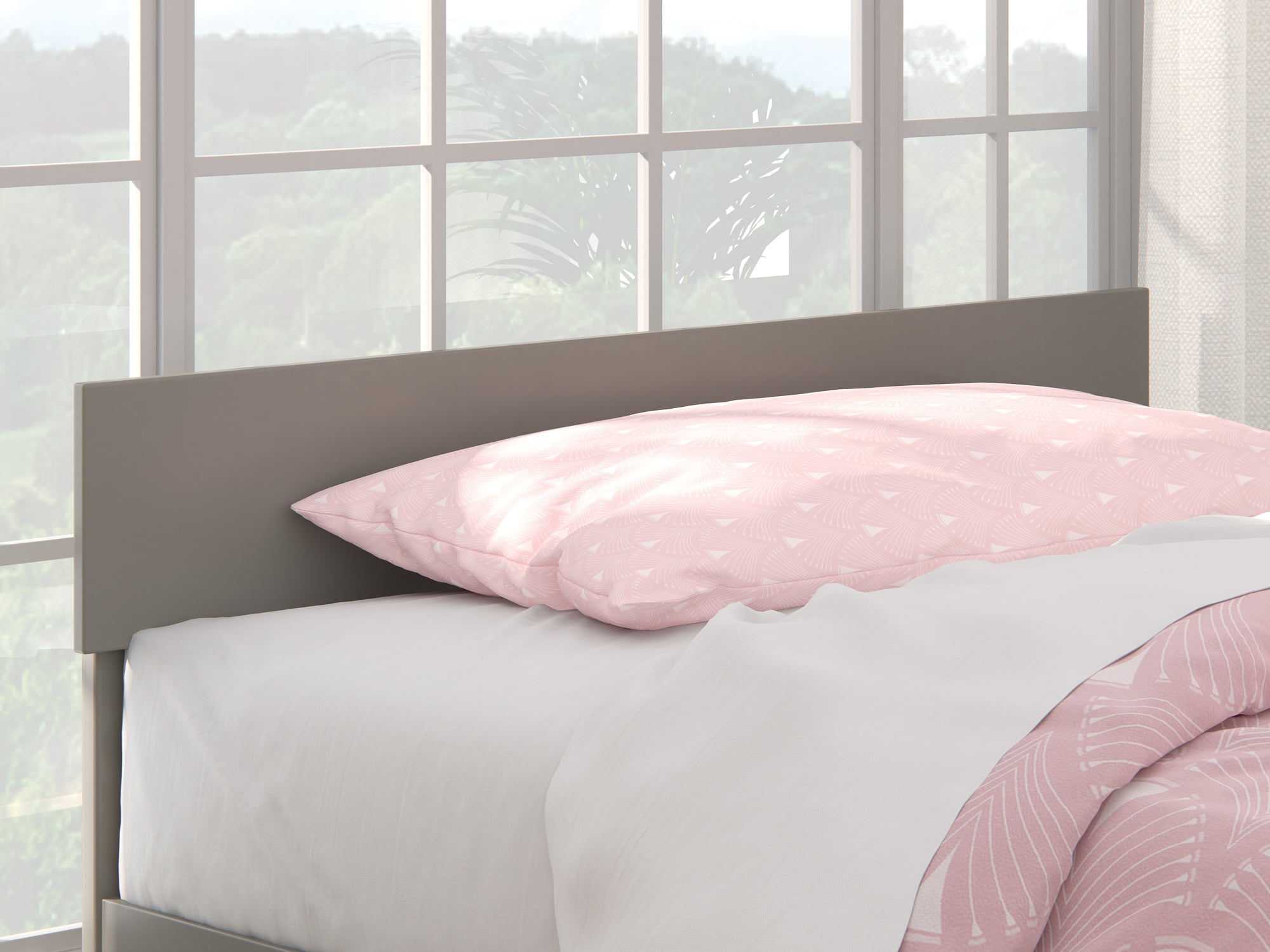 Boston Headboard, Full, Gray