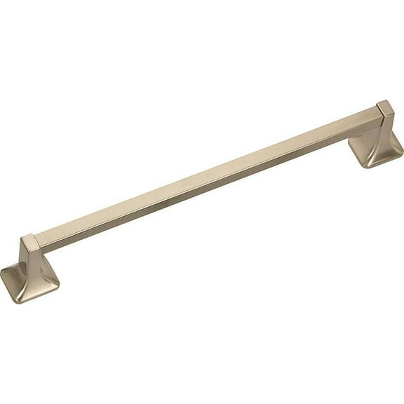 Boston Harbor Towel Bar, Brushed Nickel, Surface Mounting, 18 in