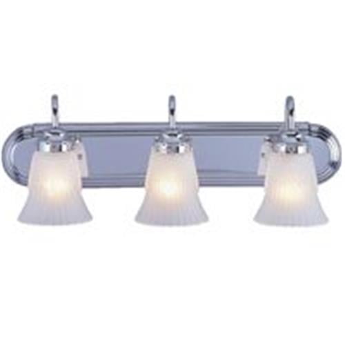 Boston Harbor 811539 3 Light Medium Vanity Fixture Bar, Chrome