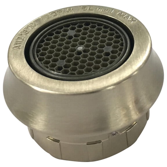 Boston Harbor 7112493 Faucet Aerator, Female, Brushed Nickel, 0.71 in H x 1.02 in W x 1.02 in D