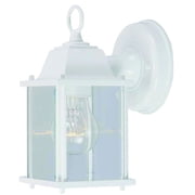 Boston Harbor Dimmable Outdoor Lantern, 1 60/13 W Medium A19/Cfl Lamp, White