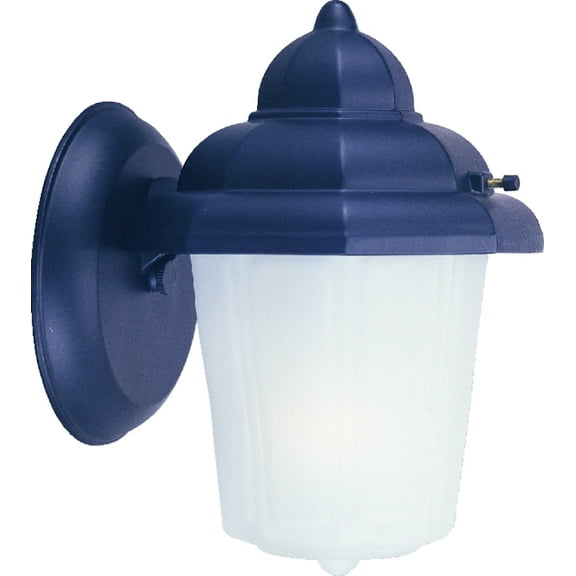 Boston Harbor AL9002H-53L Outdoor Wall Lantern, 120 V, 60 W, A19 or CFL Lamp, Aluminum Fixture, Black