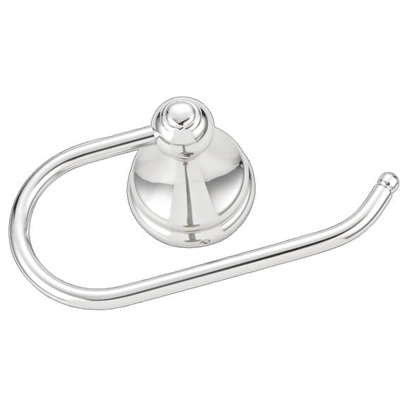 Boston Harbor C-Shape Paper Holder Wall Durable Zinc With Steel Ring Chrome Plated