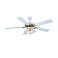 thumbnail image 1 of Boston Harbor CF-78025L 52” Ceiling Fan with Light Kit and Remote Control, 1 of 1