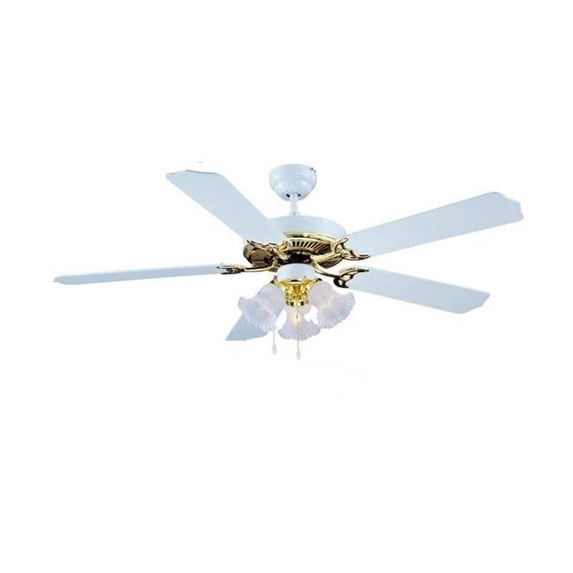 Boston Harbor CF-78025L 52” Ceiling Fan with Light Kit and Remote Control