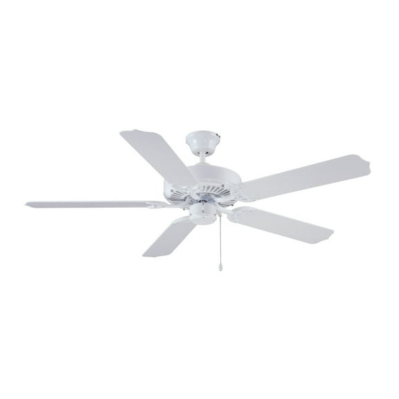 Boston Harbor CF-78092 Outdoor Ceiling Fan, 52", White