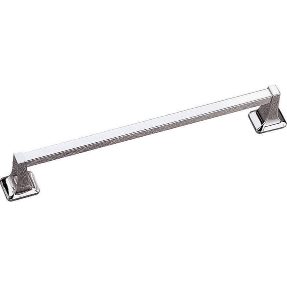 Boston Harbor 3599438 Towel Bar, 18 in L, Concealed Screw Mount, Durable Zinc and Aluminum, Chrome P