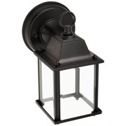 Boston Harbor Dimmable Outdoor Lantern, 1 60/13 W Medium A19/Cfl Lamp, Black