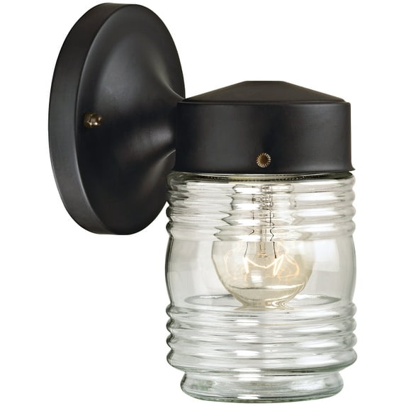 Boston Harbor Dimmable Outdoor Lantern, (1) 60/13 W Medium A19/Cfl Lamp, Black