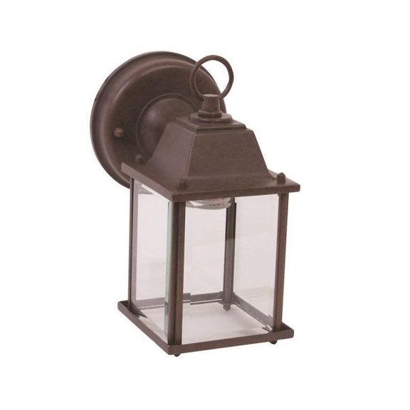 Boston Harbor Dimmable Outdoor Lantern (1) 60/13 W Medium A19/Cfl Lamp Rustic Brown
