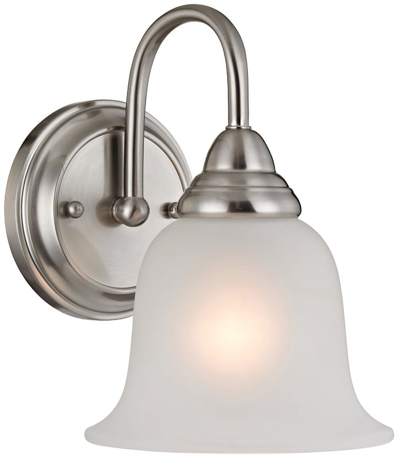 Boston Harbor Dimmable Wall Sconce Light Fixture - Chrome With Clear Glass Shade & Pull Chain